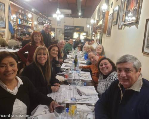 Queridos amigos Celebrando la amistad. :Encuentro Grupal Cena Día del amigo 