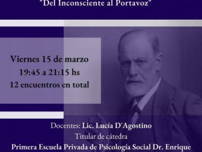 Encuentro SEMINARIO DE INTRODUCCION AL PSICOANALISIS Y PSICO