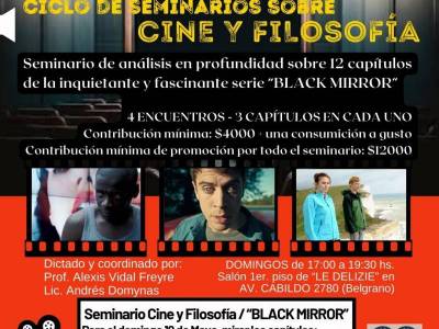 Encuentro : NUEVO!!! SEMINARIO de CINE y FILOSOFÍA sobre "BLACK MIRROR" - Encuentro 1 de 4 