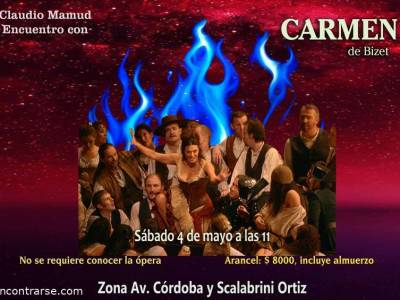 Encuentro Encuentro con la ópera francesa  "Carmen", de Biz