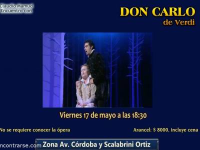 Encuentro Encuentro con la ópera "Don Carlo", de Verdi