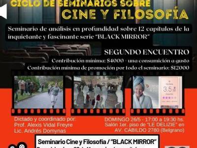 Encuentro : SEMINARIO DE CINE Y FILOSOFÍA – BLACK MIRROR (2/4) 