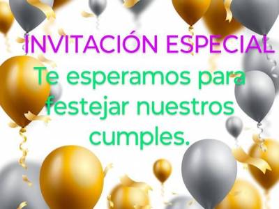 Encuentro : 2X5= 10 CUMPLES PARA FESTEJAR!!! 