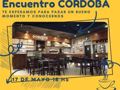 Encuentro CORDOBA - Encuentro Nos tomamos un cafe en grupo