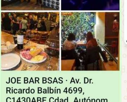 34338 3 Salida a bailar a JOE BAR en Saavedra 21hs 