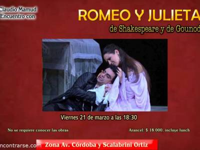 Encuentro Encuentro con la romántica ópera "Romeo y Juliet