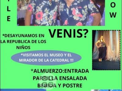 Encuentro : Día completo en La Plata - Show baile musical, Desayuno, Almuerzo etc 
