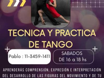 Encuentro : TECNICAS Y PRACTICAS DE TANGO... 