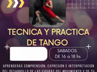 Encuentro TECNICAS Y PRACTICAS DE TANGO...