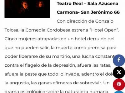 Encuentro : COMEDIA CORDOBESA "HOTEL OPEN" 