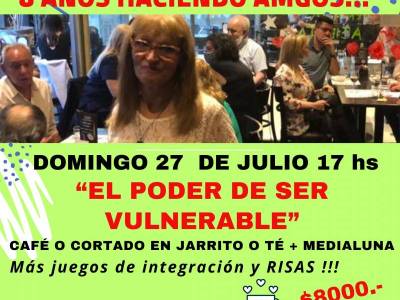 Encuentro “EL PODER DE SER VULNERABLES” - Café CONOCIEN