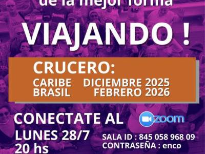 Encuentro Zoom Experiencia Grupal CARIBE y BRASIL 