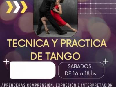 Encuentro TECNICAS Y PRACTICAS DE TANGO...