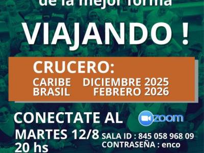 Encuentro Zoom Experiencia Grupal CARIBE y BRASIL