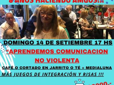 Encuentro : “APRENDEMOS COMUNICACIÓN NO VIOLENTA” - Café CONOCIENDONOS: charlas, amigos y algo mas!!! 