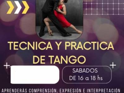 Encuentro TECNICAS Y PRACTICAS DE TANGO...