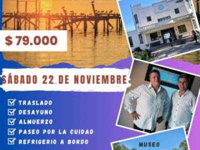 Encuentro : Excursion en Chascomus . SHOW, ALMUERZO, BAILE, DESAYUNO, TRANSPORTE,ALMUERZO Y MERIENDA 
