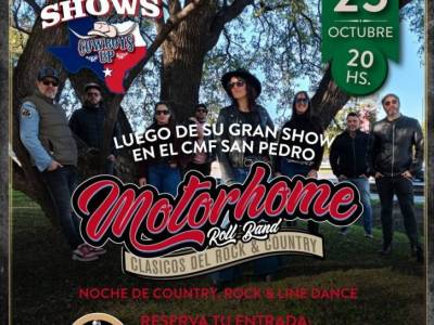 Encuentro : LIVE SHOWS. COWBOYS UP NUEVAMENTE CON NOSOTROS 