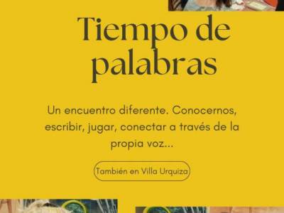 Encuentro : Taller de escritura creativa: Tiempo de palabras  