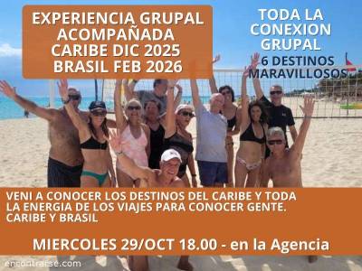 Encuentro Vivi las Experiencias Grupales que estamos armando Encuentro Vivi las Experiencias Grupales que estamos armando