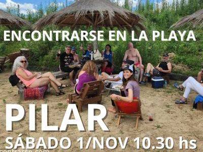 Encuentro : PILAR: VAMOS A LA PLAYA + KAYAK 