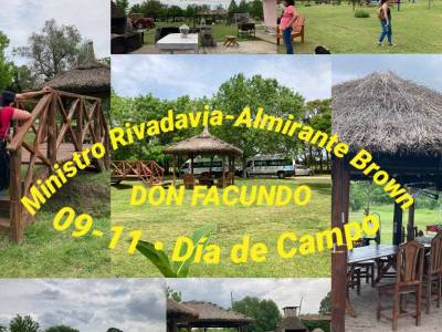 Encuentro : TURISMO RURAL EN ALMIRANTE BROWN. DIA DE CAMPO “ESTABLECIMIENTO DON FACUNDO” MINISTRO RIVADAVIA.  