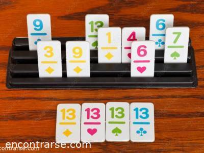 Encuentro : JUGAMOS RUMMY LOS MIERCOLES EN MARTINEZ 