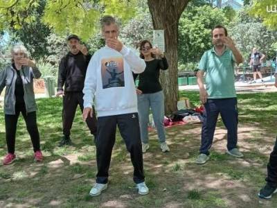 Encuentro : CLASE ABIERTA DE  TAI CHI/CHI KUNG en Plaza Irlanda.  
