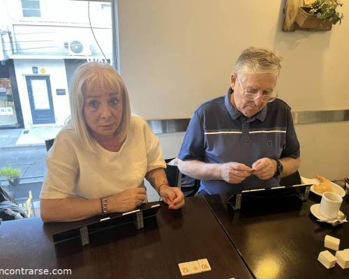 Noemi y José :Encuentro Grupal JUGAMOS RUMMY, CHARLAMOS, LES CUENTO LA SIGUIENTE SALIDA NUEVA Y MERENDAMOS..!!