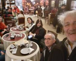 MERIENDA en el TORTONI + chamuyo a borbotones !!!!!