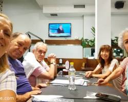 Caminamos juntos en Saavedra.