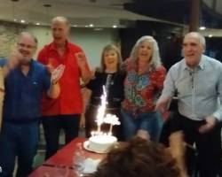 NOS VEMOS? Caminamos y Festejamos los cumpleaños de Claudia, Silvia, Enrique, Marcelo y Luis.