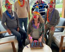 CAMINATA POR EL LAGO REGATAS EN OTOÑO...Y FESTEJO DE CUMPLEAÑOS