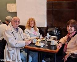 MERIENDA con anecdotas relatos, historias .-