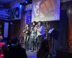 A PURO SHOW CON SANDRA , NANCY Y BETITA  !!!