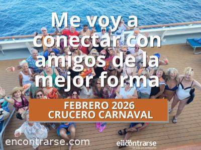 Encuentro : EXPERIENCIA GRUPAL CRUCERO CARNAVAL  BRASIL 2026 