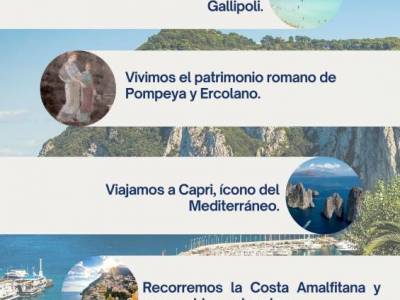 Encuentro : EXPERIENCIA GRUPAL ITALIA 2026 - Calabria, Bari, Sorrento y Roma  