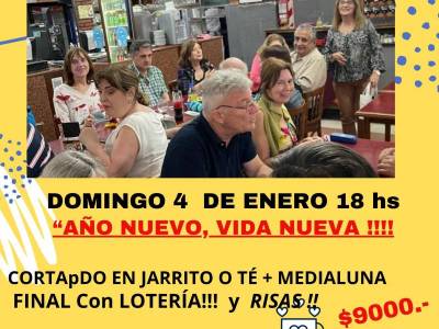 Encuentro : AÑO NUEVO, VIDA NUEVA!!! Café Conociéndonos, charlas, amigos y algo mas... 
