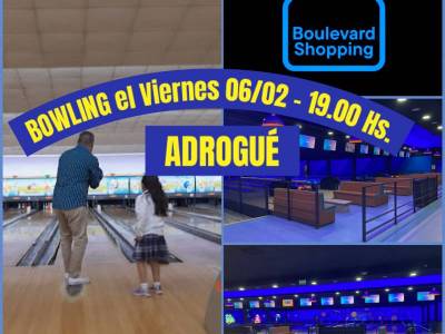 Encuentro : BOWLING EN EL BOULEVARD SHOPPING ADROGUE, JUSTO QUE LO NECESITABAMOS...!! 