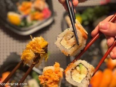 Encuentro : EXPERIENCIA SUSHI -  Una propuesta gourmet para encontrarnos, cenar, reírnos y dejarnos sorprender 