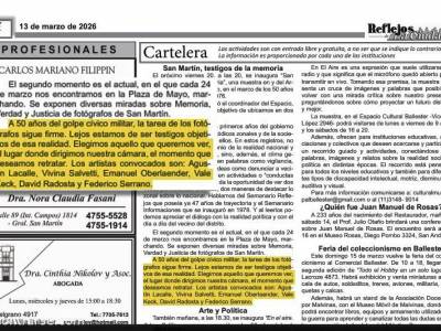 Encuentro : Exposición San Martín. testigos de la memoria 