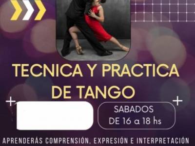 Encuentro : CLASES  Y PRACTICAS DE TANGO.... 
