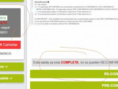 Encuentro : SALIDA DE PRUEBA ( No es real ) 