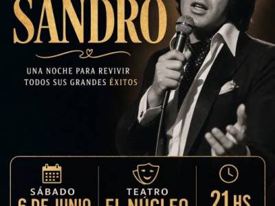 Encuentro : UNA NOCHE PARA SENTIR A SANDRO EN VIVO! 