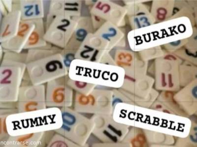Encuentro : CLASICO MENSUAL DE JUEGOS: TRUCO- RUMMY- BURAKO- SCRABBLE!! 