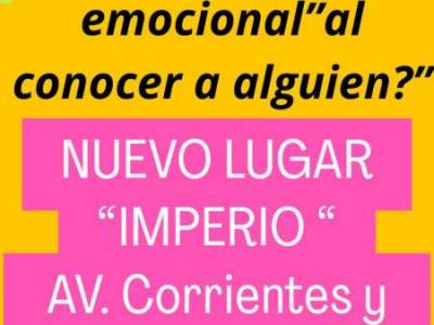 Encuentro : HACES “CASTING EMOCIONAL” AL CONOCER A ALGUIEN? - Café Conociéndonos, charlas, amigos y algo mas... 