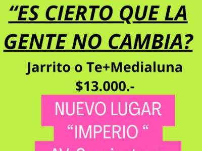 Encuentro : “ES CIERTO QUE LA GENTE NO CAMBIA?” - Café Conociéndonos, charlas, amigos y algo mas... 
