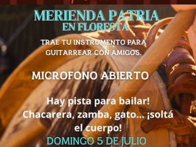 Encuentro : ¡GRAN MERIENDA PATRIA!  