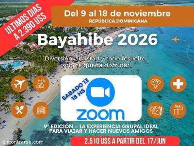 Encuentro ZOOM - Experiencia Grupal Caribe 2026 