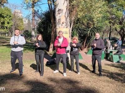Encuentro : CLASE ABIERTA DE  TAI CHI/CHI KUNG en Plaza Irlanda.  
